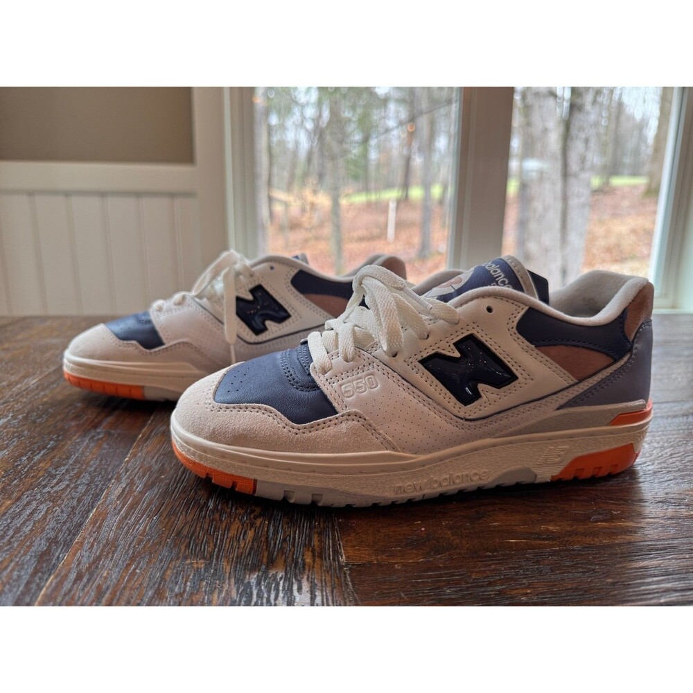New Balance 550 BB550JN1 Men’s 9 Sea Salt Reflection Midnight NWOB